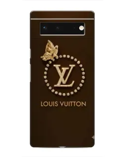 Чохол для Google Pixel 6 з картинкою «LV — золота печатка»