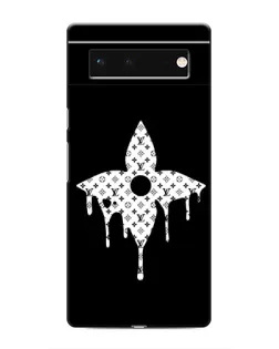 Чохол для Google Pixel 6 з картинкою «Квіткова монограма»