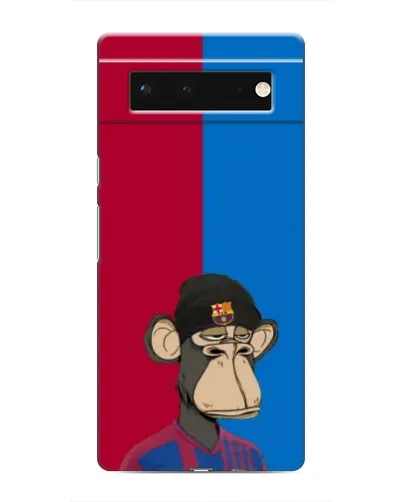 Чохол для Google Pixel 6 з картинкою «Bored Ape — фанат Барси»