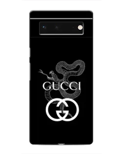 Чохол для Google Pixel 6 з картинкою «Gucci — срібна змія»