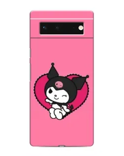 Чохол для Google Pixel 6 з картинкою «Kuromi — любов у серці»