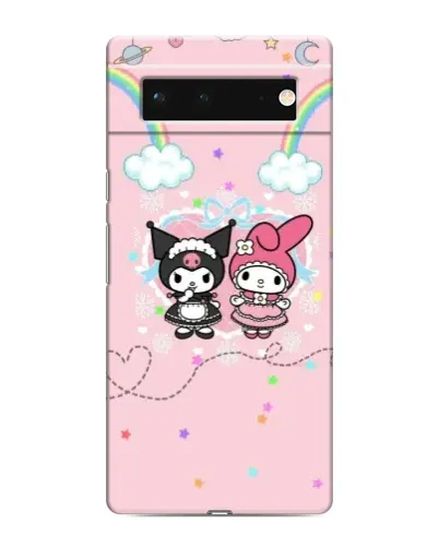 Чохол для Google Pixel 6 з картинкою «My Melody та Kuromi»