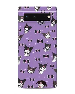 Чохол для Google Pixel 6 з картинкою «Kuromi — патерн»