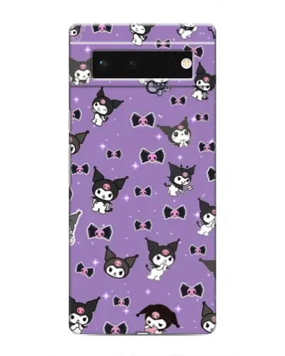 Чохол для Google Pixel 6 з картинкою «Kuromi — патерн»