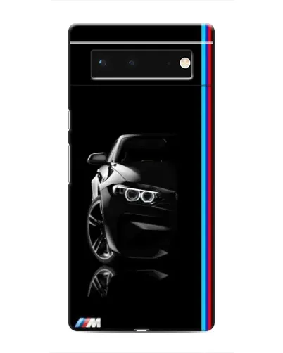 Чохол для Google Pixel 6 з картинкою «Силует BMW в темряві»