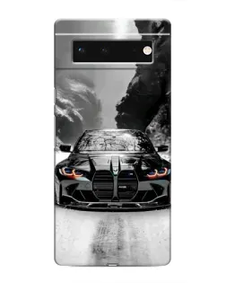 Чохол для Google Pixel 6 з картинкою «BMW — акварельний дрифт»