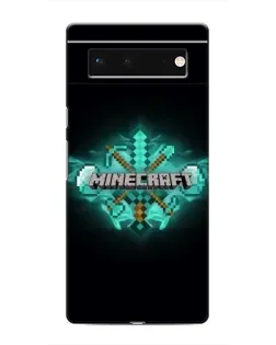Чохол для Google Pixel 6 з картинкою «Minecraft Diamond лого»