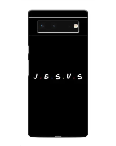 Чехол для Google Pixel 6 с картинкой «Точки веры J.E.S.U.S.»