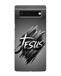 Чехол для Google Pixel 6 с картинкой «Надпись Jesus Graffiti»