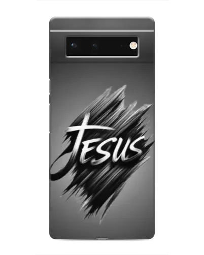 Чехол для Google Pixel 6 с картинкой «Надпись Jesus Graffiti»
