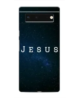 Чехол для Google Pixel 6 с картинкой «Звездное небо Jesus»