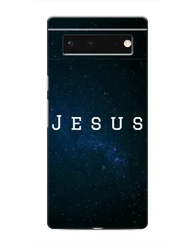 Чехол для Google Pixel 6 с картинкой «Звездное небо Jesus»