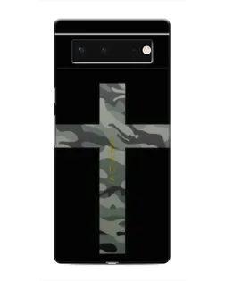Чехол для Google Pixel 6 с картинкой «Милитари Крест»
