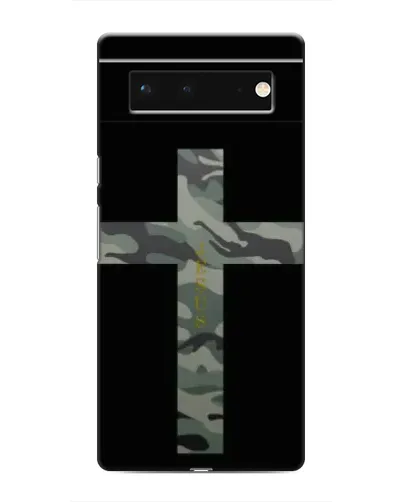Чехол для Google Pixel 6 с картинкой «Милитари Крест»