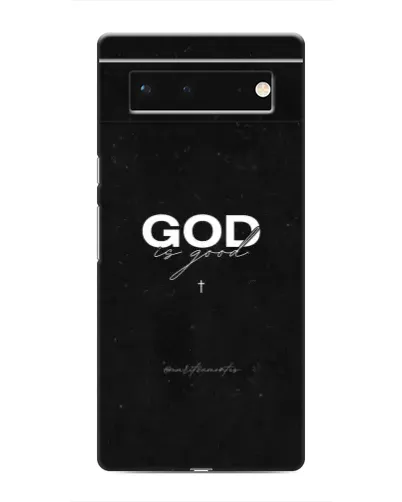 Чехол для Google Pixel 6 с картинкой «GOD — Бог над всем»
