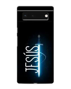 Чехол для Google Pixel 6 с картинкой «Меч Духа Jesus»
