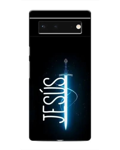 Чехол для Google Pixel 6 с картинкой «Меч Духа Jesus»