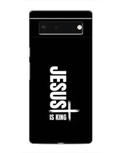 Чехол для Google Pixel 6 с картинкой «Вертикаль веры Jesus»