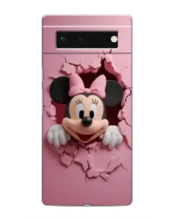 Чохол для Google Pixel 6 з картинкою «Мінні крізь стіну»