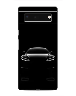 Чохол для Google Pixel 6 з картинкою «Силует Tesla Night»