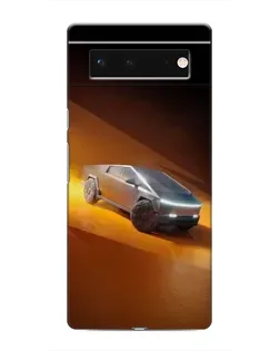 Чохол для Google Pixel 6 з картинкою «Cybertruck у пустелі»