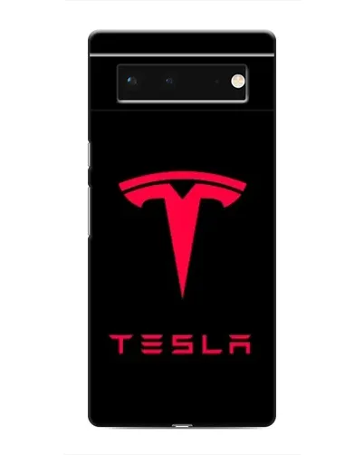 Чохол для Google Pixel 6 з картинкою «Tesla Red Logo»