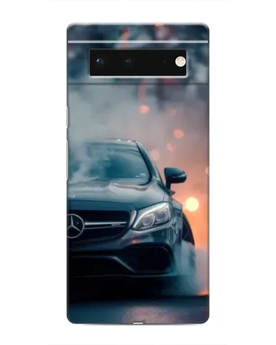 Чохол для Google Pixel 6 з картинкою «Mercedes — нічне місто»