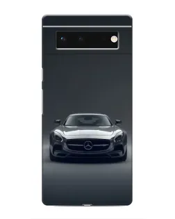 Чохол для Google Pixel 6 з картинкою «Mercedes на чорному»