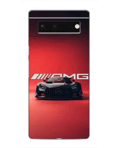 Чохол для Google Pixel 6 з картинкою «Mercedes AMG — червона лінія»