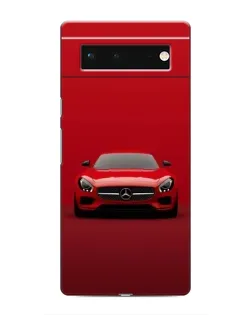 Чохол для Google Pixel 6 з картинкою «Червоний Mercedes AMG»