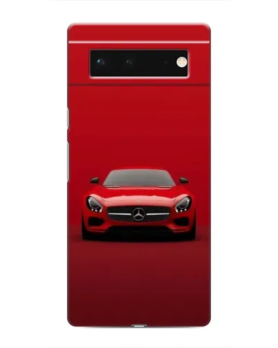 Чохол для Google Pixel 6 з картинкою «Червоний Mercedes AMG»