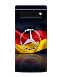 Чохол для Google Pixel 6 з картинкою «Mercedes — прапор Німеччини»