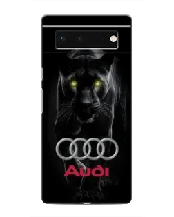 Чохол для Google Pixel 6 з картинкою «Пантера та Audi»