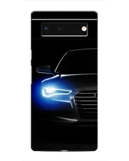 Чохол для Google Pixel 6 з картинкою «Неоновий погляд Audi»