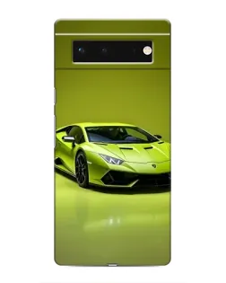 Чохол для Google Pixel 6 з картинкою «Салатовий Lamborghini Huracan»