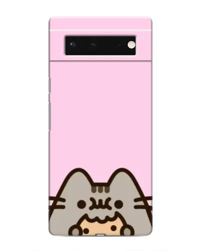 Чехол для Google Pixel 6 с картинкой «Pusheen и печенье»