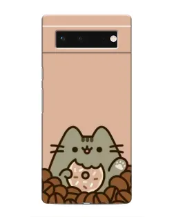 Чехол для Google Pixel 6 с картинкой «Кофейный Пушин»