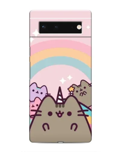 Чехол для Google Pixel 6 с картинкой «Единорог Pusheen»