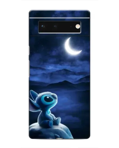 Чехол для Google Pixel 6 с картинкой «Лунная ночь Стича»