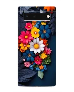 Чехол для Google Pixel 6 с картинкой «Цветочная феерия»