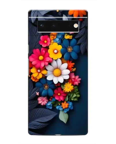 Чехол для Google Pixel 6 с картинкой «Цветочная феерия»