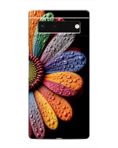 Чехол для Google Pixel 6 с картинкой «Радужный цветок»
