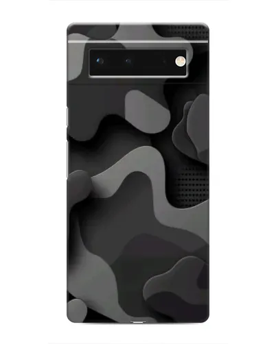 Чохол для Google Pixel 6 з картинкою «Темний абстрактний камуфляж»