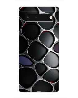 Чохол для Google Pixel 6 з картинкою «Об'ємна темна решітка»