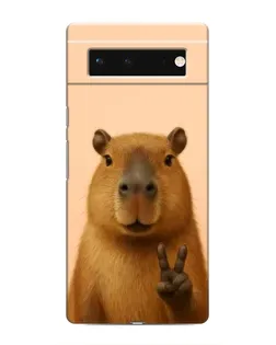 Чохол для Google Pixel 6 з картинкою «Капібара вікторія»