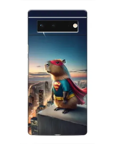 Чохол для Google Pixel 6 з картинкою «Капі-мен супергерой»