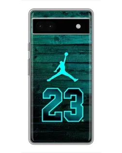 Чохол для Google Pixel 6a з картинкою «Jordan Cyan 23»