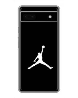 Чохол для Google Pixel 6a з картинкою «Jordan Silhouette»