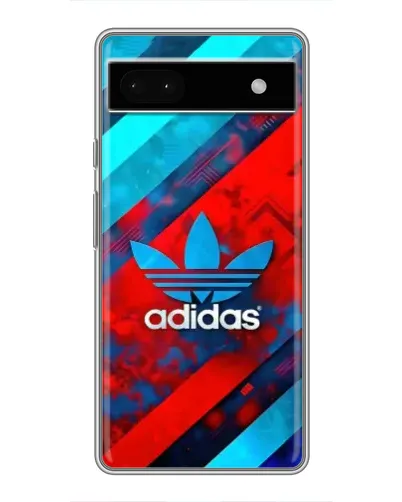 Чехол для Google Pixel 6a с картинкой «Абстракция Adidas»
