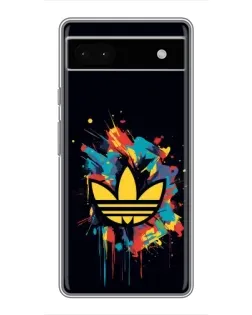 Чехол для Google Pixel 6a с картинкой «Adidas Splash»